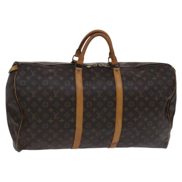 LOUIS VUITTON Monogram Keepall 60 Boston Bag M41422 LV Auth ki5465 - Picture 1 of 16